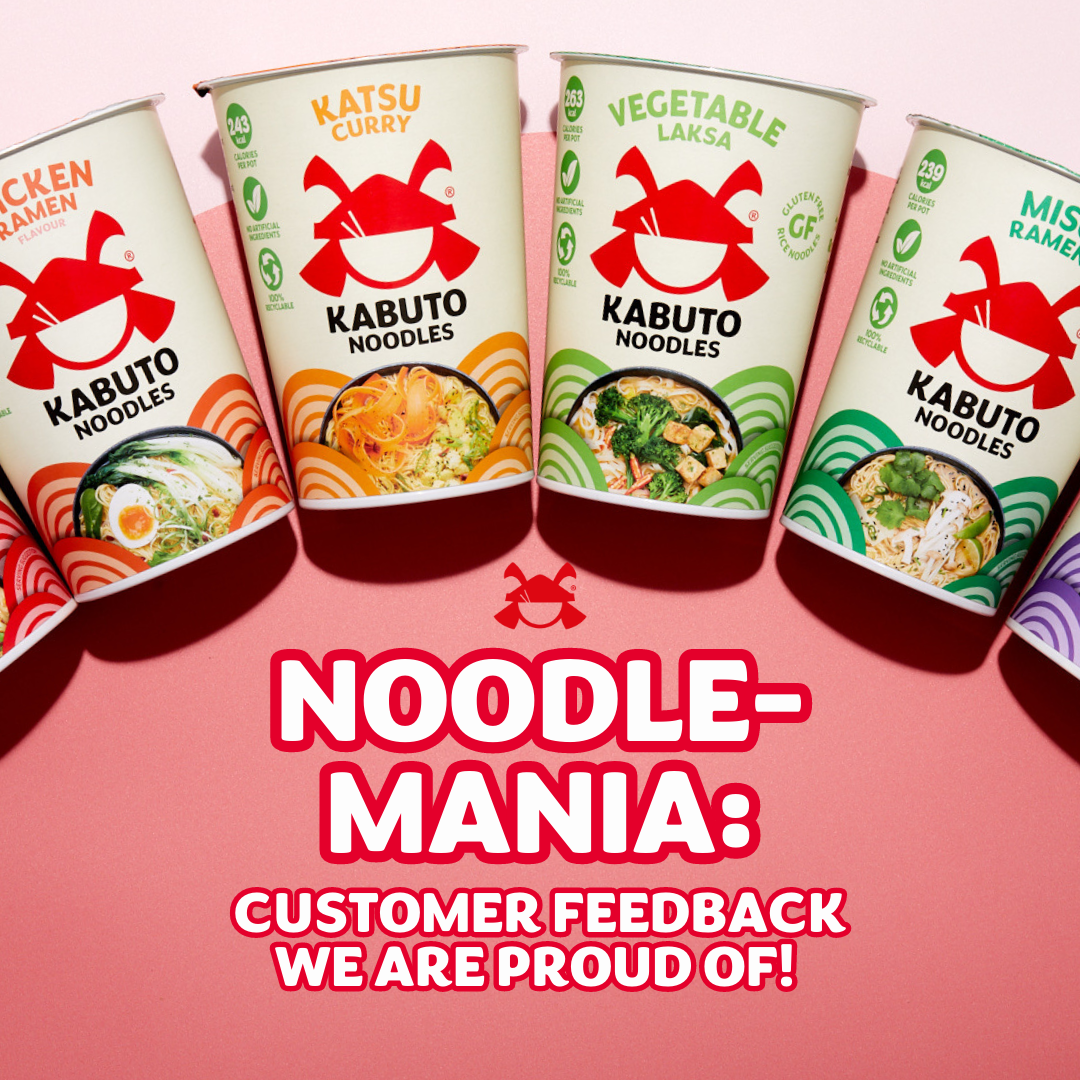 NoodleMania Feedback to be PROUD of! Kabuto Noodles
