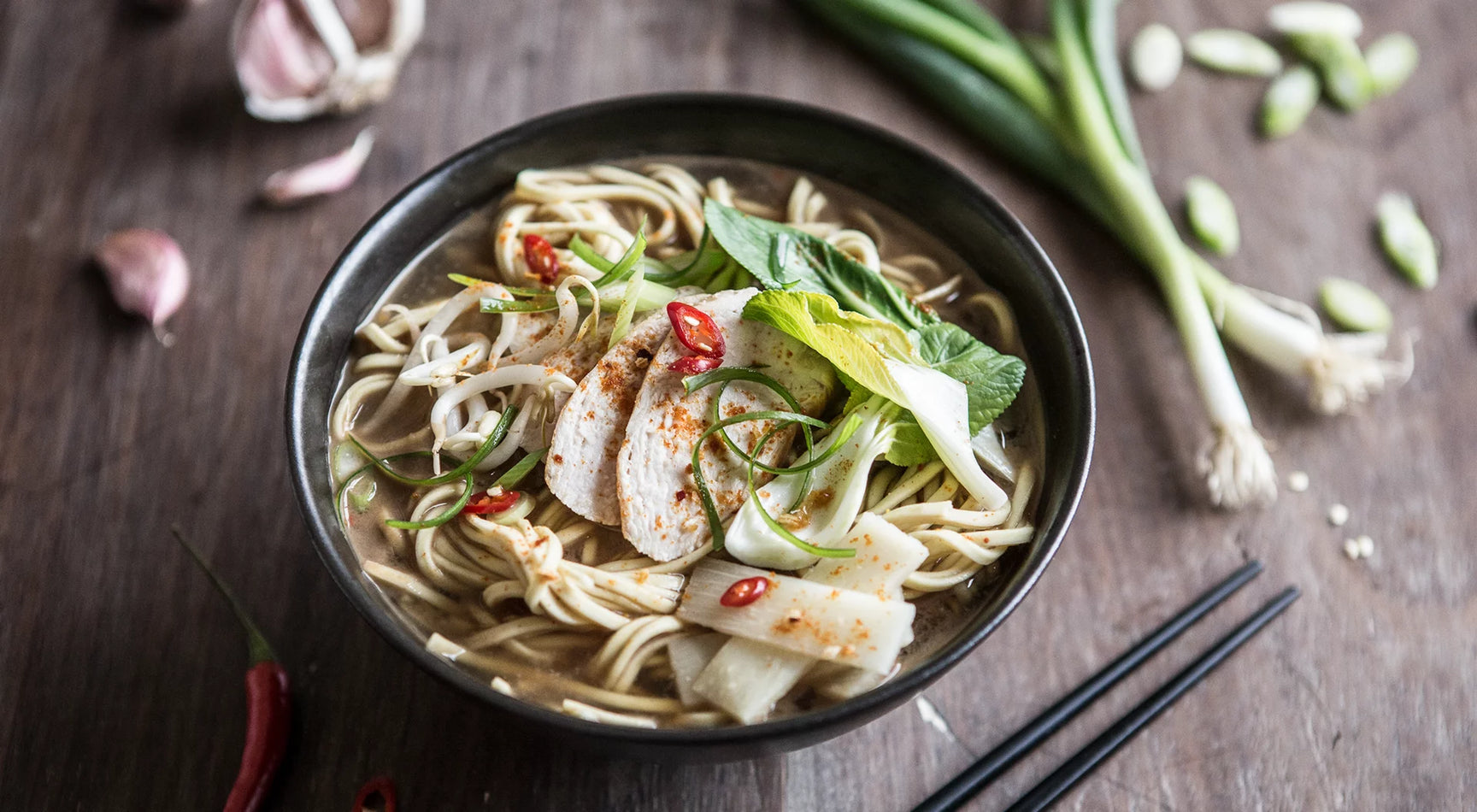 Meal Kit Recipe: Spicy Garlic Ramen