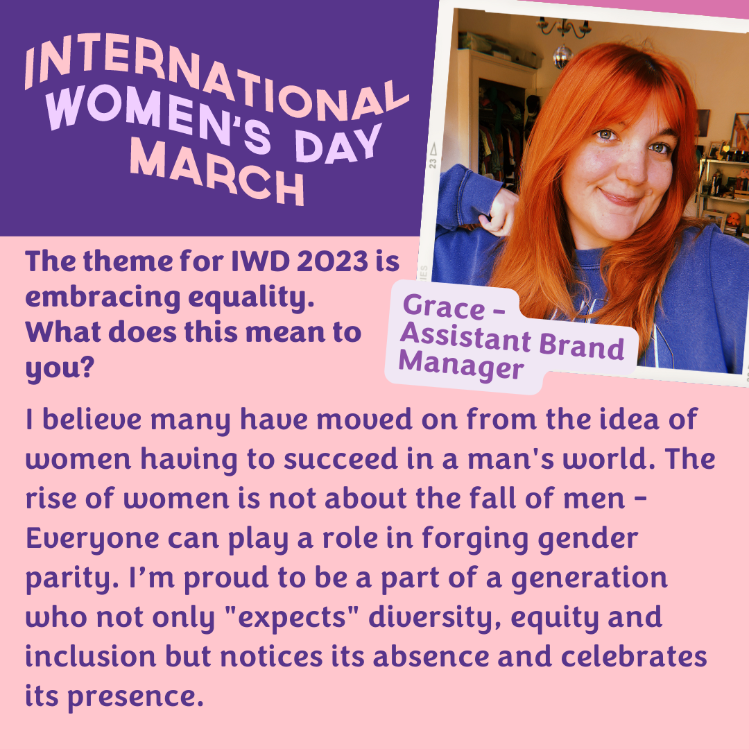 Happy International Women's Day! We interviewed one of our own: Get to know Grace