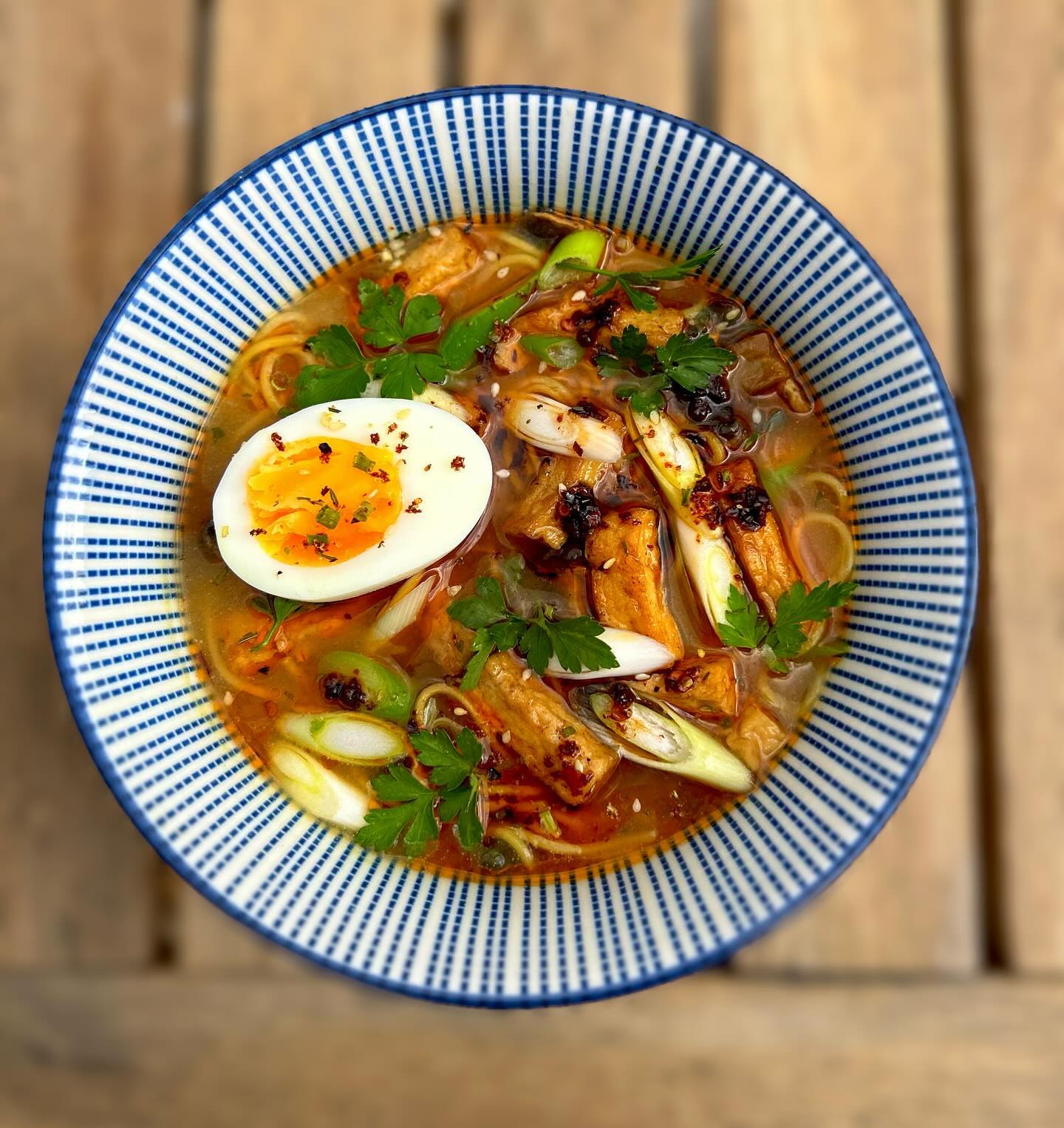 Miso Ramen with Spicy Tofu by Elle Steele