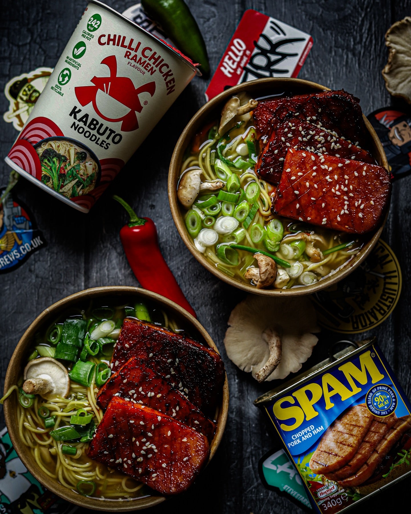 Spam Ramen (Spamen) by Keith Greig