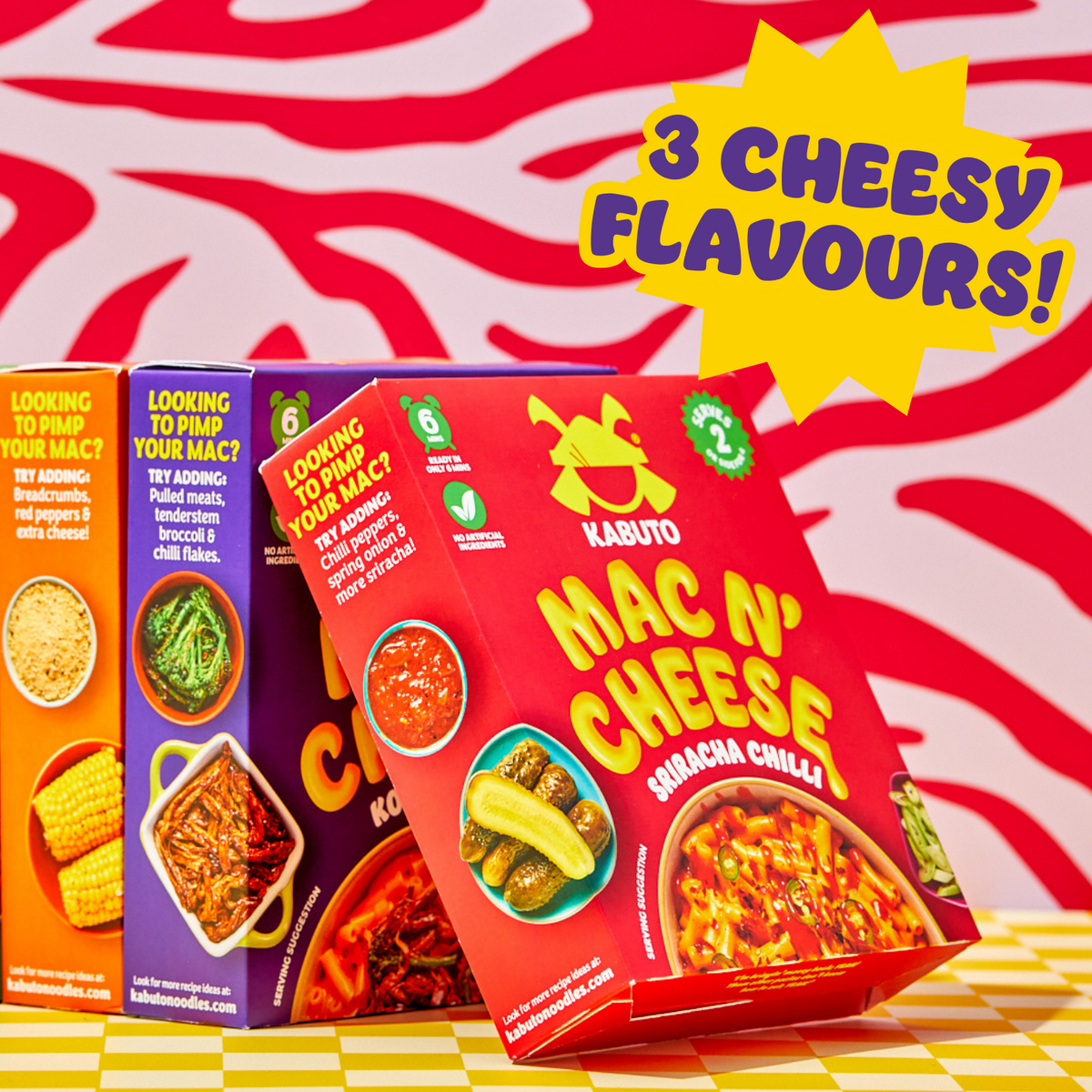 Mac n' Cheese BIG BOX Korean BBQ Flavour Kabuto Noodles